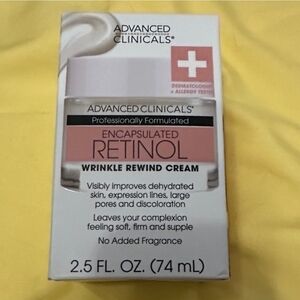 NIB! Advanced Clinicals Retinol Wrinkle Rewind Cream